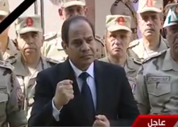 السيسي في كلمة للشعب : الدعم الخارجي وراء عمليه الشيخ زويد