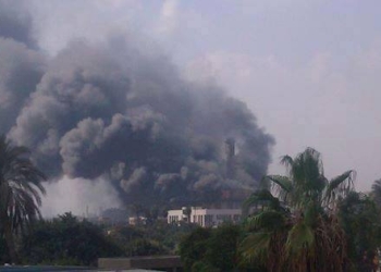 حريق هائل في محطة كهرباء شمال القاهرة بشبرا الخيمة، اليوم الخميس