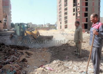 بالفيديو والصور حملات نظافة وإزالة تعديات بأحياء مدينة الفيوم