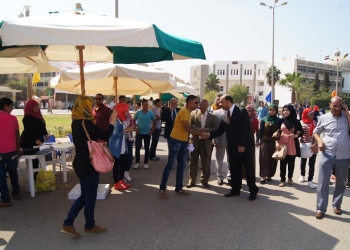 رئيس جامعة الفيوم يشهد أسبوع استقبال الطلاب الجدد