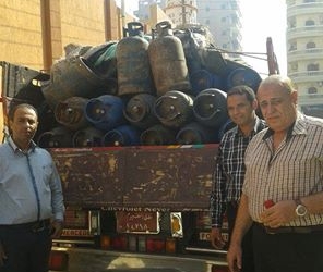 ضبط 200 إسطوانات بوتاجاز مهربة للسوق السوداء بالفيوم 