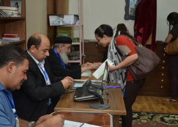 إنتخاب المجلس الجديد لكنيسة مارجرجس أرض الجنينة