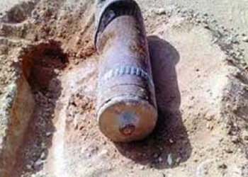 العثور على “دانة” من مخلفات القوات المسلحة أسفل كوبري الشون بالمحلة الكبرى`
