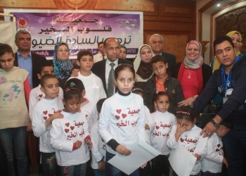 “قلوب الخير ” تفتتح أول فصل رسمى لرياض اطفال المكفوفين بالفيوم