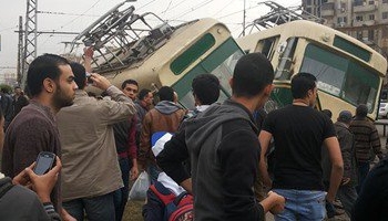 انقطاع الكهرباء سبب تصادم مترو مصر الجديدة 