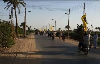 مسيرتان بالدراجات البخارية لأنصار الإرهابية بالقليوبية