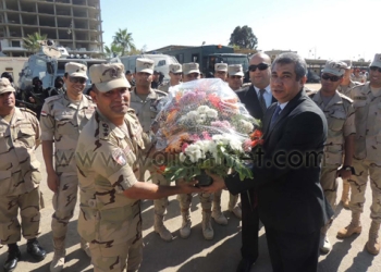 بالصور توطيد العلاقات بين قوات الجيش و الشرطة في السويس