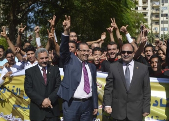 إنطلاق مارثون ” معا فى حب مصر ” بجامعة المنصورة