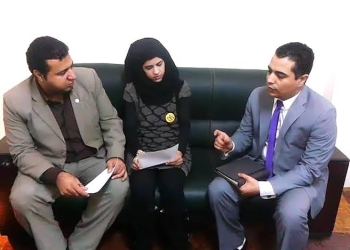 اعضاء جمعية السواقي يلتقون الجلاب للتعرف علي برنامجهم الخيري . 
