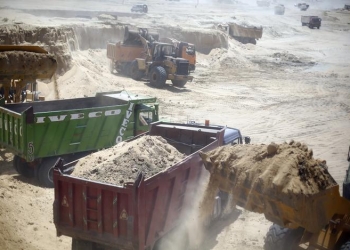 93.3 % نسبة الحفر الجاف بقناة السويس الجديدة بالإسماعيلية