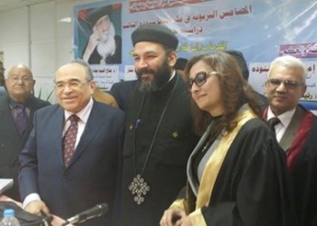 الماجستير للباحثة فى “المضامين التربوية في فكر البابا شنودة الثالث”