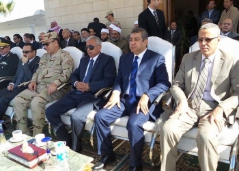 بالصور قائد الجيش الثالث و محافظ السويس يشاركون فى الاحتفال بعيد الشرطة بمعسكر قوات الأمن