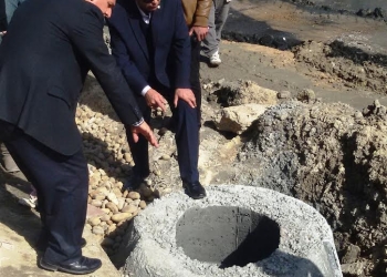 القضاء على ظاهرة المياه الجوفية بمنطقة الأنصاري بالسويس