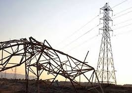 أنفجار قنبلة ببرج كهربائي بأبو المطامير