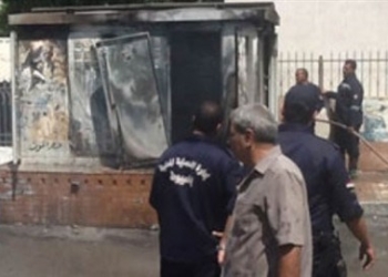  حريق  حول محول كهرباء القوصية 