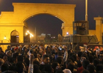 أهالي مطوبس يشيعون ضحية أحداث الدفاع الجوي