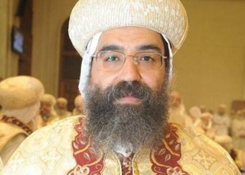 الأنبا كاراس يلقى كلمة فى نيوجيرسى لتعضيد الرئيس والحكومة المصرية ضد الإرهاب