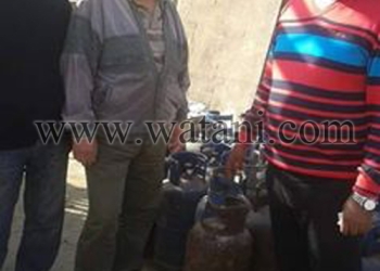 ضبط شخص يجمع أسطوانات البوتوجاز لبيعها فى السوق السوداء 
