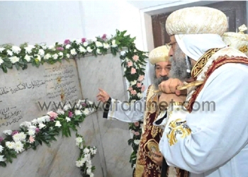 فى التذكار الرابع والأربعون لرحيل البابا كيرلس السادس: البابا تواضروس الثانى: سعيد بحضورى تذكار نياحة البابا كيرلس السادس بالكنيسة المرقسية، وأتذكر أعماله وأفرح بها.