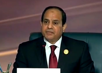 السيسي : نهدف للدفاع عن انفسنا