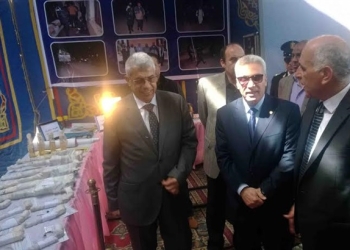 تطوير اعمال قسم شرطة الشرق ومعرض المضبوطات ببورسعيد 