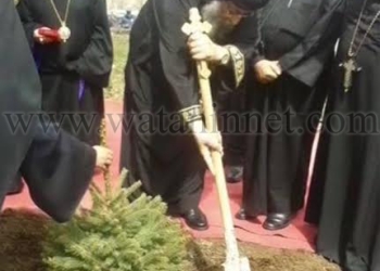 بالصور من ارمينيا .. زراعة شجرة باسم البابا تواضروس