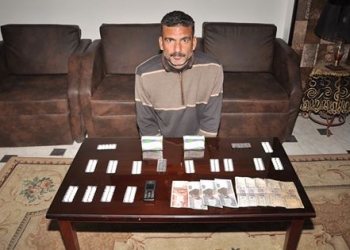 ضبط شقى خطر بحوزته 160 قرص مخدر ببورسعيد 
