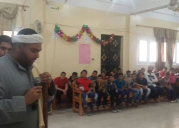إجتماع شباب و شابات ثانوى بالسويس يحتفل بالقيامة