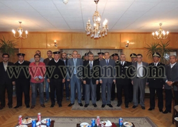 بالصور … تكريم مدير إدارة البحث الجنائى بالسويس بعد نقله