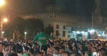 أنطلاق مسيرة الجرين ايجلز للمطالبة بالحرية للمحبوسين فى قضية استاد بورسعيد 