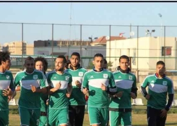 المصرى يواصل تدريباته استعدادا للقاء الداخلية الخميس المقبل 