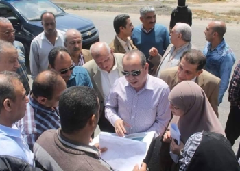 محافظ دمياط يتفقد أرض المنطقة النموذجية للحرفيين على 331 فدان بشطا