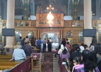 عشية أحد الشعانين بالسويس