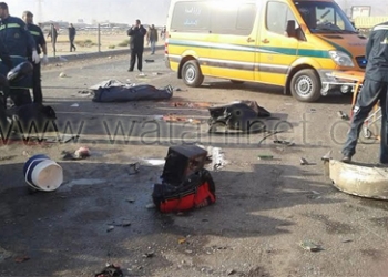 مصرع 6و إصابة أخرين على طريق العين السخنة 