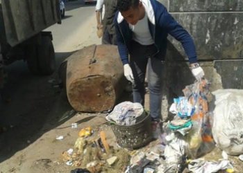 شباب السنانية بدمياط يطلقون حملة “نظف منطقتك”