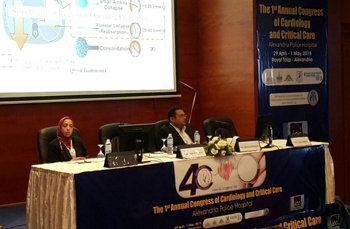 المؤتمر السنوي الأول لقسم القلب والطب الحرج بمستشفي الشرطة بالأسكندرية 