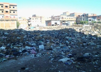  أكوام القمامة تحاصر مدينة الكردى والأهالى تستغيث