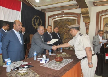 مديرية أمن الفيوم تكرم 23 من الضباط