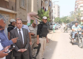 محافظ دمياط يتفقد منطقة شط جريبة