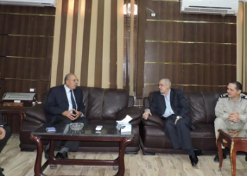 مدير أمن كفرالشيخ يستقبل رئيس المحكمة