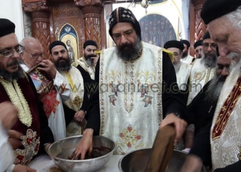 تطيب رفات القديس مارمرقس بمارمرقس شبرا اليوم