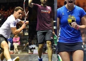 الاتحاد الدولي للإسكواش يختار ثلاثي مصري ضمن قائمة الأفضل في العام