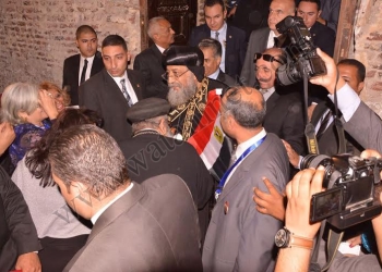 الأساقفة يتحدثون عن دخول العائلة المقدسة الى مصر فى أبى سرجة 