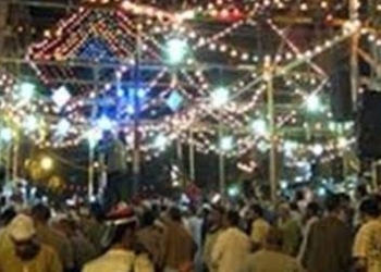 أهالى القليوبية يحتفلون بليلة النصف من شعبان