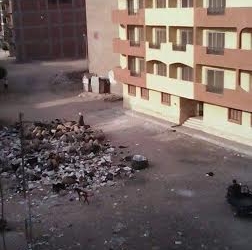 بالصور .. مبنى إسكان الشباب الجديد بالمنوفية يتحول لوكر للبلطجية