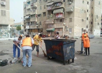 فرع الزهور يقيم يوم الخدمة العامة بمشاركة رئيس الحى 