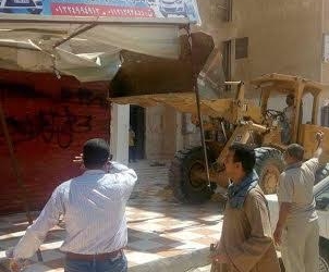 جهاز أكتوبر يشمع ٢٥ وحدة بعد تحويلها إلى محال تجارية