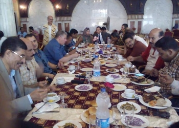 مأدبة غداء لمرشحى مستقبل وطن بالمنيا   