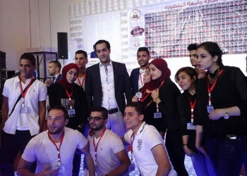 مرشح الشباب بدائرة المنصورة ضيف شرف حفل تخرج كلية التجارة 