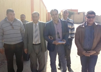 بالصور .. مستقبل وطن بملوى ينظم زيارة لمرضى المستشفى العام 